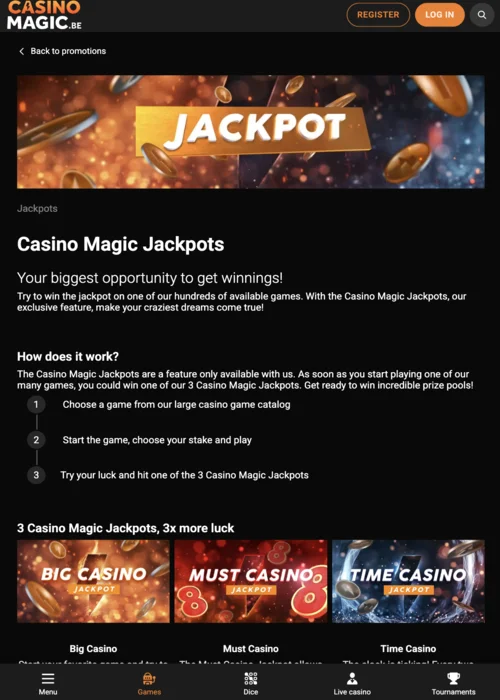 Live casino salle de jeux met professionele dealers en high-limit tafels MagicWins Casino